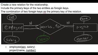 ER to Relational Mapping - M:N Relationship (many) | Relational Data Model & Database Constraint