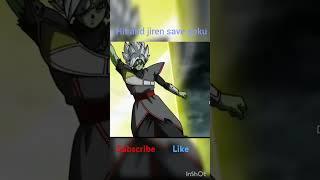 goku saved by jiren and hit #music #hiphop #db #lyrics #dblegends #viral