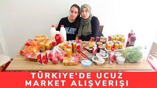 Türkiye'de Ucuz Market Alışverişi  Torba Torba Eşyalar Aldık  Sıla Yolu 2024