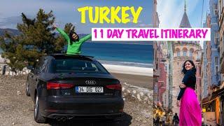 Turkey Travel Vlog  | 2700+ Kms Road-trip | 11day Itinerary