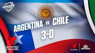 Highlights & Goles – Argentina vs. Chile 3-0 | FIFA | Telemundo Deportes