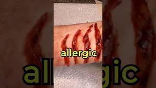 Easy SFX Makeup- For Those With Allergies  #shorts #sfx #fyp