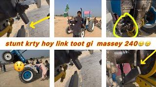 live accidentstunt krty hoy link toot gi tractor stunt240massey 240 pakistan