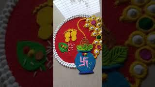 #GhatsthapanaRangoli #Navratri rangoli #Dussehra Rangoli #Chaitali'sArt