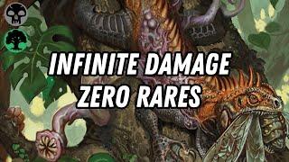 Basking Broodscale Zero Rares Budget Combo!  Historic MTG Arena.