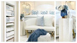 NEW! Luxury Master Bedroom Decorating Ideas & Linen Closet Refresh