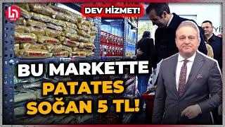 Asgari ücretli kara kara düşünürken Şişli Belediyesinden gezici kent market hizmetine ilgi büyük!