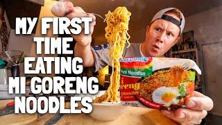 My first ever packet of Indomie Mi Goreng Instant Stir Fry Noodles 