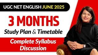 UGC NET English June 2025: ULTIMATE 3-Month Strategy to qualify JRF | Full Study Plan + Timetable