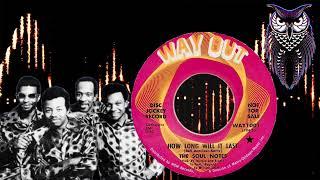  The Soul Notes How Long Will It Last US Way Out 1968.