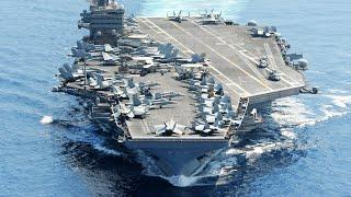 Nimitz-class Aircraft Carrier USS Abraham Lincoln Conducts Flight Operations at Sea • US Ship