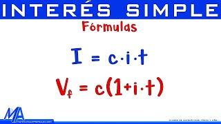 Comprendiendo las fórmulas de interés simple