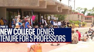 New College of Florida professors denied tenure despite protests