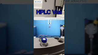 Lab Screw chromatography sample vial for HPLC GC