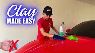 How To Clay Bar Using A Clay Mitt - Detailing Beyond Limits