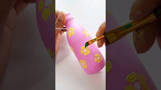 Waste bottle painting ️ #painting #diy #trendingshorts