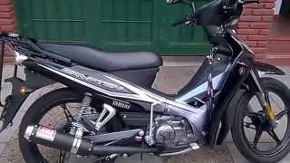 Escape deportivo completo XRS listo para colocar - Yamaha New Crypton