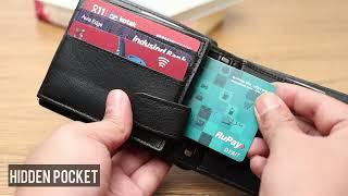 Highlark Premuim Genuine Leather Wallet for Men | Ultra Slim & Compact Wallet with  RFID Secured