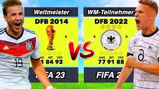 Deutschland 2014 vs. Deutschland 2022! ️