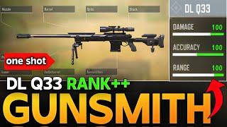 BEST DL Q33 “QUICK SCOPE" GUNSMITH IN CALL OF DUTY MOBILE| COD MOBILE DL Q33 INSANE RANK BUILD|