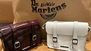 Dr.Martens New Arrival’s Crossbody Bag  White/Maroon Color 2022