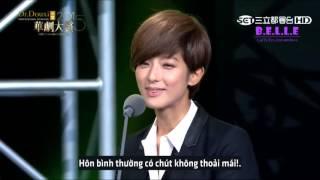 [Vietsub] 151212 Lại Nhã Nghiên & Trần Sở Hả - BEST KISS REPRESENTATIVES @ SANLIH AWARD