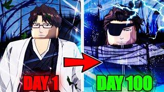 Spending 100 Days As Bankai Sosuke Aizen In Type Soul...(Roblox)