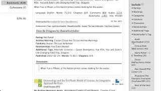 How to use Bookmarks on AO3 (Basics)