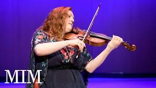 Rachel Barton Pine demonstrates the unique sounds of a bow on a 1560s Andrea Amati violin