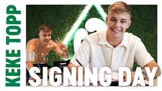 KEKE TOPP - SIGNING DAY - BEHIND THE SCENES | SV Werder Bremen