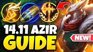 Patch 14.11 Azir Guide | 10,000,000+ Mastery Points | Best Azir Builds