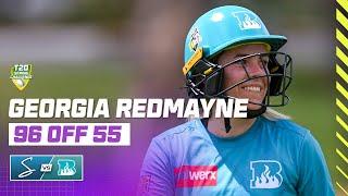 All The Boundaries | Georgia Redmayne Hits 96 Off 55 In T20 Spring Challenge!