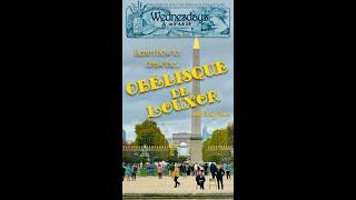 Wednesdays in Paris: Lets Draw the Oldest Monument in Paris: The Obélisque de Louxor