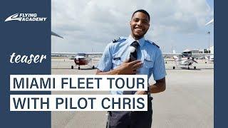 TEASER. Miami base fleet tour with Flying Academy pilot Chris