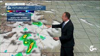 After rain & mountain snow on Thursday, sunshine returns Friday