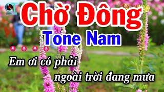 Karaoke Chờ Đông Tone Nam Nhạc Sống Mới - Tuấn Cò Karaoke