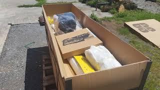 FRONTIER OS27 SAWMILL - UNBOXING