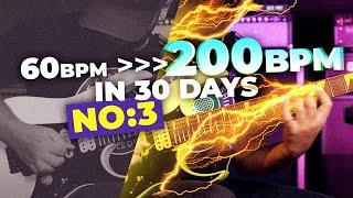 30 Days Guitar Picking Speed Burst Program Exercise 3 (ENDURANCE!!!)