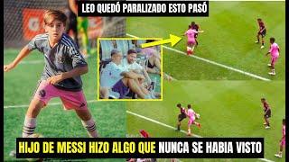 HIJO DE MESSI HIZO ESTO QUE JAMÁS NADIE HABÍA VISTO LEO QUEDÓ PARALIZADO MIRA!!!