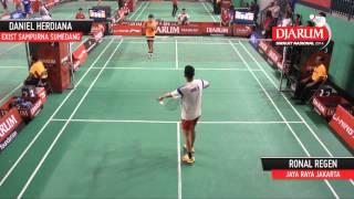 Daniel Hardiana (PB Exist Sampurna Sumedang) VS Ronal Regen (PB Jaya Raya Jakarta)