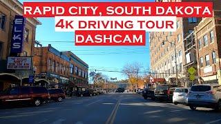 Rapid City, South Dakota | 4k Driving Tour | Dashcam