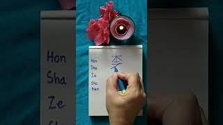 HON SHA ZE SHO NEN REIKI DISTANCE HEALING symbol drawing  for NEW BEGINNINGS