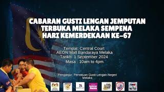 Cabaran supermatch gusti lengan Melaka 2024