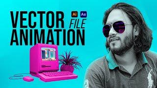 Vector file animation in after effects for beginners tutorial in Hindi | best motion graphics 2022