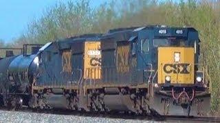 SD40-3 Awesome Horn CSX Train