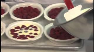 Raspberry White Chocolate Custard - Ken Goff - Great Chefs