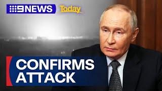 Vladimir Putin confirms Russia's attack on Ukrainian city | 9 News Australia