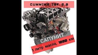 САПУНИТ CUMMINS ISF 2.8 | 1 ЛИТР МАСЛА НА 1 ТЫСЯЧУ КМ.