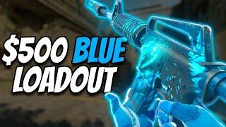 INSANE $500 BLUE CS2 Loadout! The Best Cheap CS2 Skins, Knife & Gloves (2024)