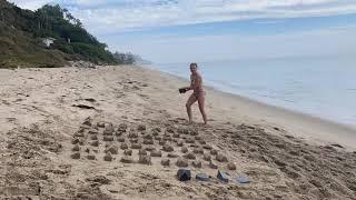 Malibu Sand House Installation_ Play Art & Architecture | © Copyright 2020 Vaida Kidykaite